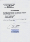 COMMUNIQUE  DE L&#039;ASSOCIATION PROFESSIONNELLE DES ETABLISSEMENTS DE CREDIT DU TCHAD (APEC-TCHAD)