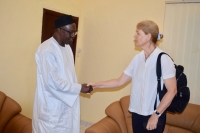 LA REPRESENTANTE DE L’UNICEF RECU PAR LE SECRETAIRE D’ETAT AUX FINANCES