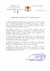 COMMUNIQUE DE PRESSE DE LA CONCLUSION DE LA CINQUIEME REVUE AVEC LE FMI