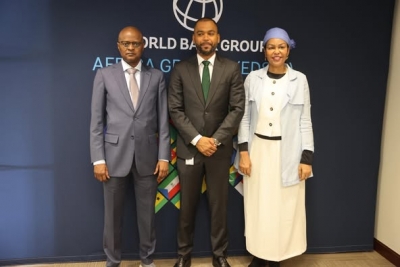 Rencontre entre le Ministre d’État et l’Administrateur de la Banque mondiale pour le Tchad
