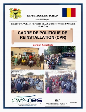 PROJET D’APPUI AUX REFUGIES ET AUX COMMUNAUTES D’ACCUEIL (PARCA) FINANCEMENT ADDITIONNEL