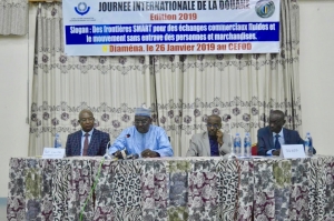 DISCOURS DU MINISTRE DES FINANCES ET DU BUDGET ALLALI MAHAMAT ABAKAR FACE AUX DOUANIERS JOURNEE INTERNATIONALE DE LA DOUANE EDITION 2019