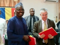 DISCOURS DU MINISTRE DES FINANCES ET DU BUDGET A l&rsquo;occasion de la signature de la Convention de financement du PAGIF