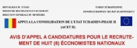 AVIS D&rsquo;APPEL A CANDIDATURES POUR LE RECRUTEMENT DE HUIT (8) &Eacute;CONOMISTES NATIONAUX