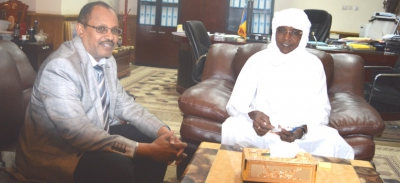 Le Ministre des Finances et du Budget reçoit en audience l'Ambassadeur du Soudan au Tchad