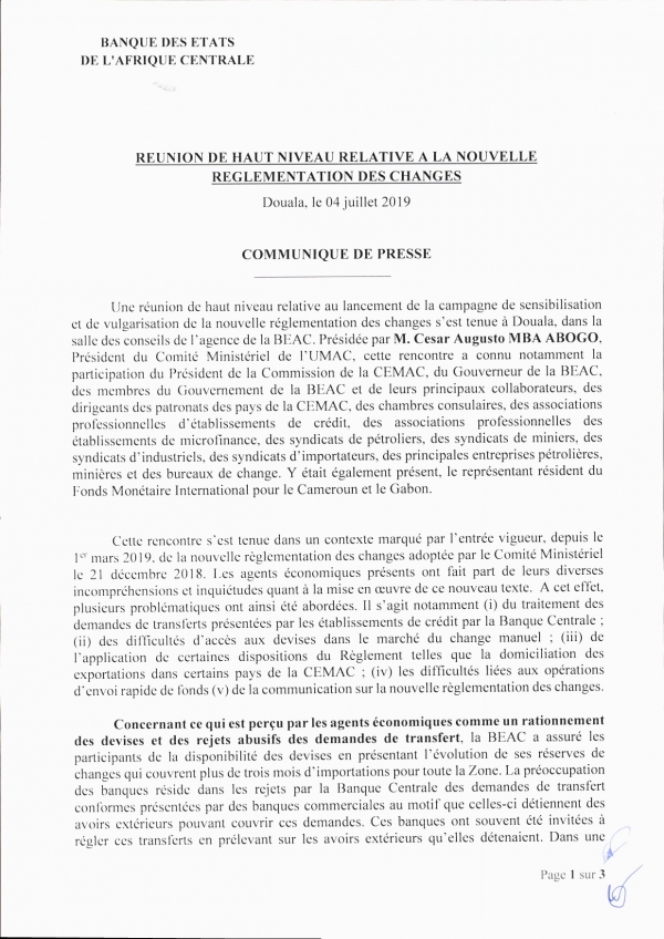 Communiqué de Presse de la Reunion de  Réglementation des changes-1.pdf